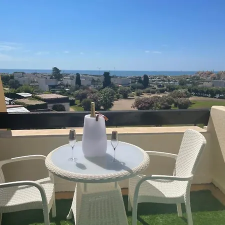 Showtime Naturiste Port Nature 6 Parking Privé Clim Ascenseur Vue Appartement Agde