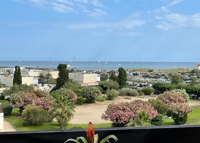 Showtime Naturiste Port Nature 6 Parking Privé Clim Ascenseur Vue Apartamento Agde